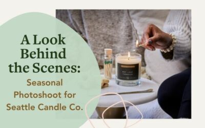 A Look Behind the Scenes: Seasonal Photoshoot for Seattle Candle Company